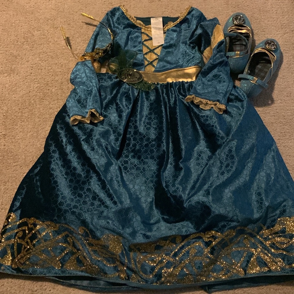 Disney Blue and Gold Kids Costume